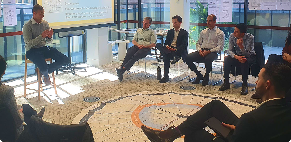 Infinity Leadership group session